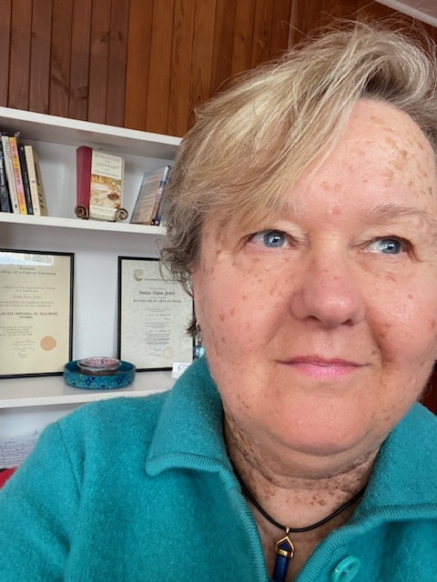 Pamela Jordan in her musical atelier